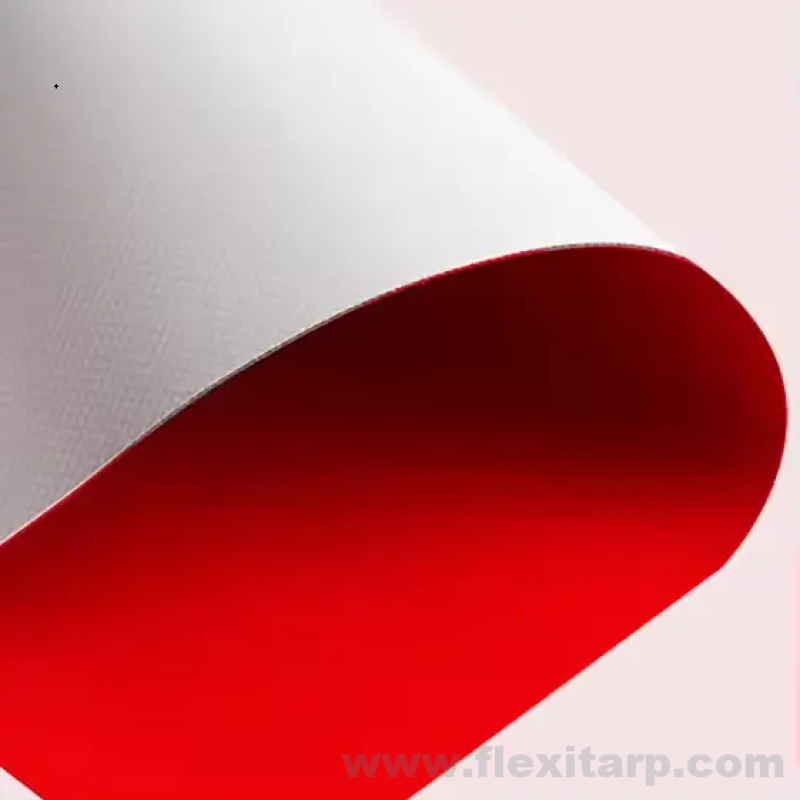 Export Low-Cost Different Colors Of Double Sided Waterproof Textiles Woven Pvc Coated Inventory Batch Outdoor Fabric