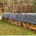 EXTRA Heavy Duty 12 mil Silver Tarp 3 Ply Coated Reinforced Canopy 6 oz 3 Layer