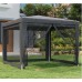 Tidyard Gazebo with 4 Mesh Side Walls, Patio Canopy Party Tent, Shelter J1G9