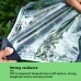 8'x10' 20 Mil Heavy Duty Clear Vinyl PVC Tarp,UV Resistant Glass Tarps Transparent Tarpaulin with Grommets&Reinforced Edges