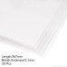 0.1mm Thick A4 Size Clear PVC Sheet 297mm x 210mm Transparent Rigid Plastic Sheet,Office,DIY Cutting,20pcs